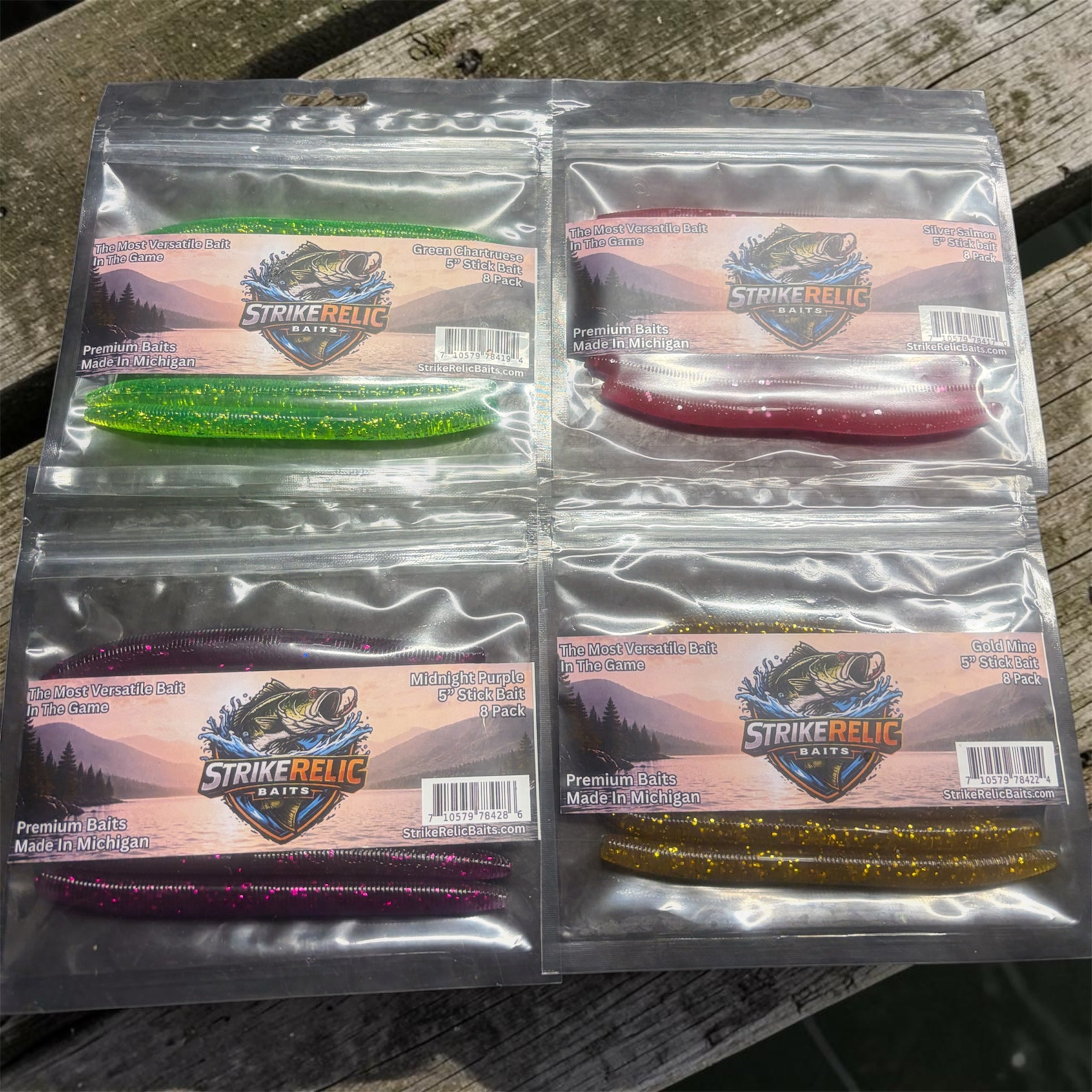 Medium Essentials 5” Stick Bait Pack