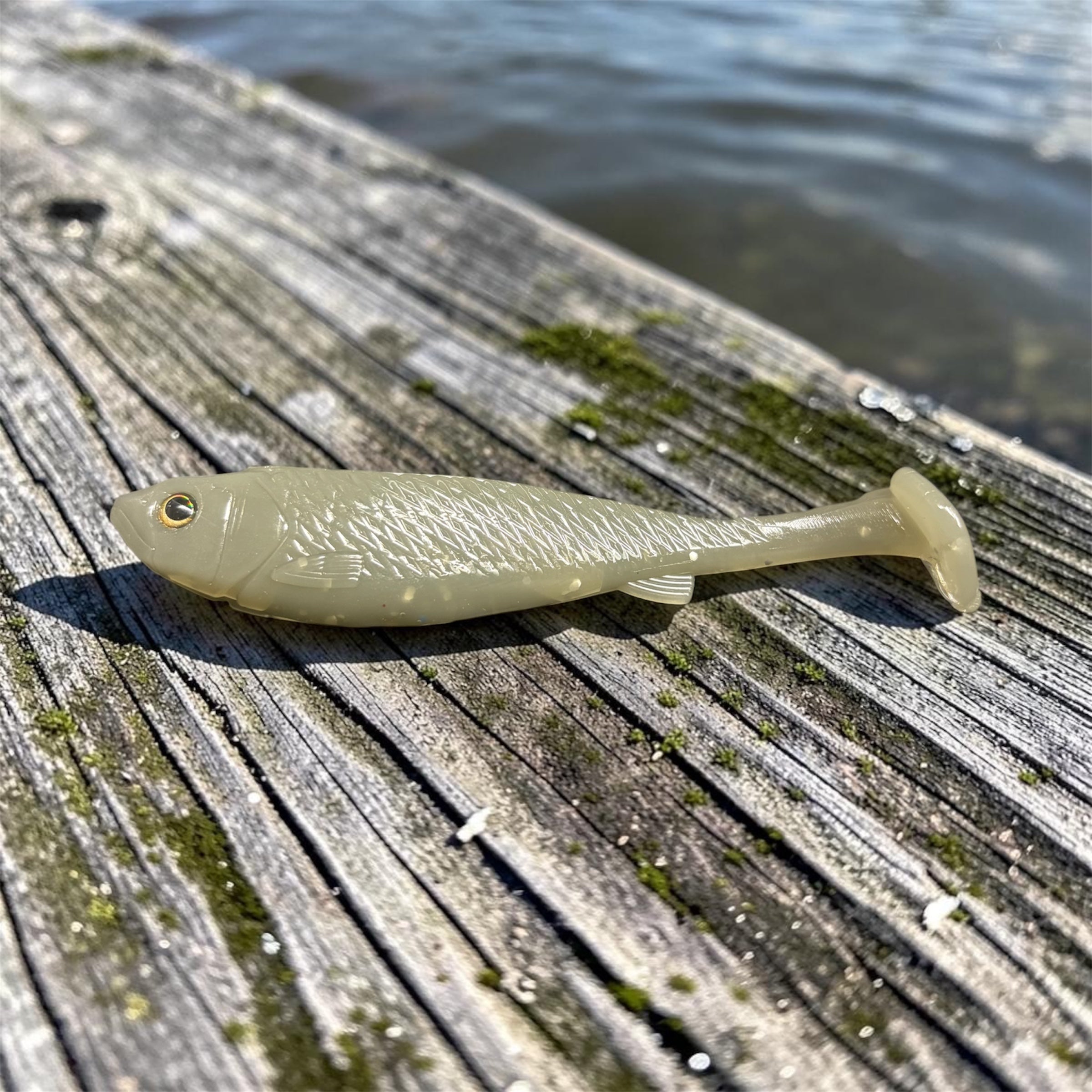 Ghost Grey Ultra Realistic 5” Swim Bait